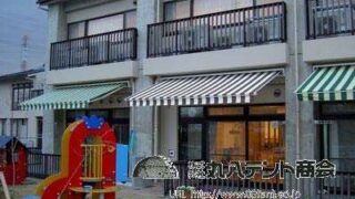 風力センサー付き電動オーニングを乳児院に設置